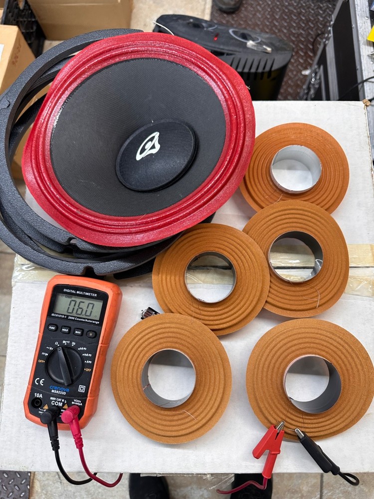 Cerwin Vega ER-102 10" 8 Ohm Speaker Genuine Re-Cone Kits NOS - five available
