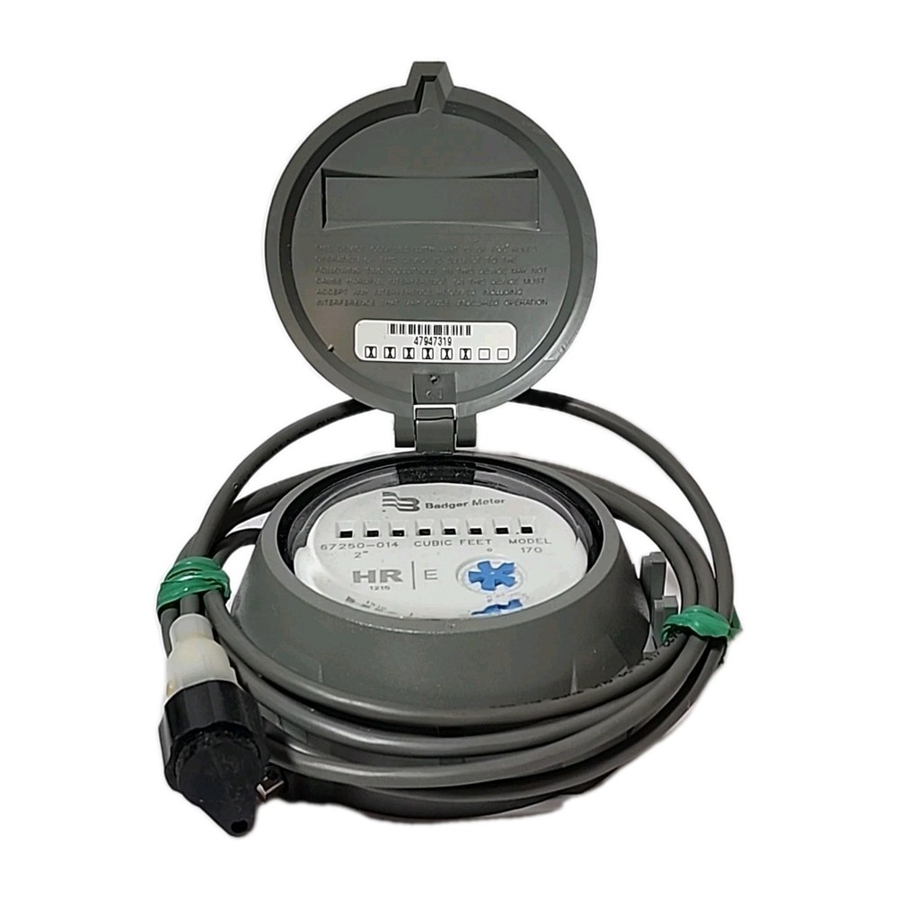Badger Meter Recordall HR-E Water Meter Register Encoder Model 25/70 67250-001