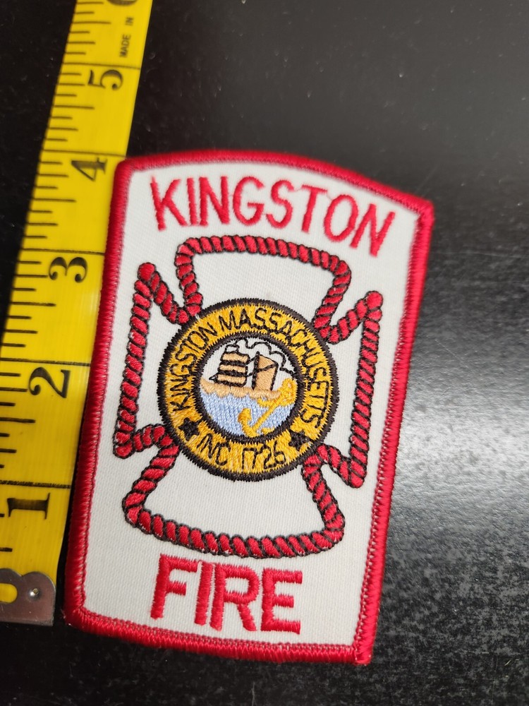 Vintage Kingston Massachusetts Fire Department Shoulder Patch