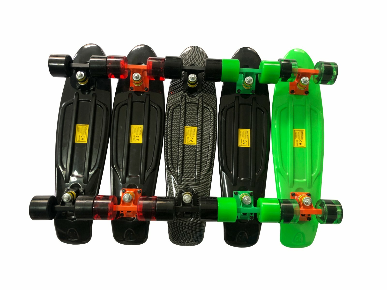 22 inch Skateboard Mini Cruiser Penny Style Board Plastic Deck Complete Board.