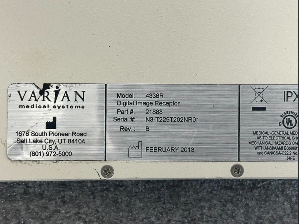 VARIAN Sound DR panel 2013 Complete System Tested