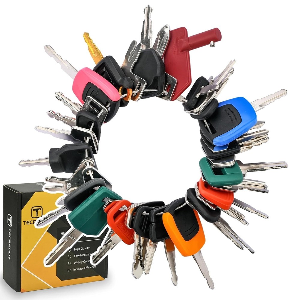 Heavy Equipment Key Set Construction Ignition Keys Excavator Loader Backhoe 42pc