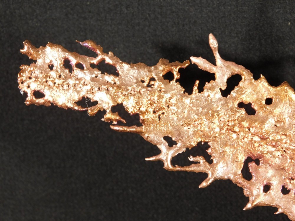 BIG! Bright Solid Solid COPPER Splash ART Sculpture Arizona 490gr