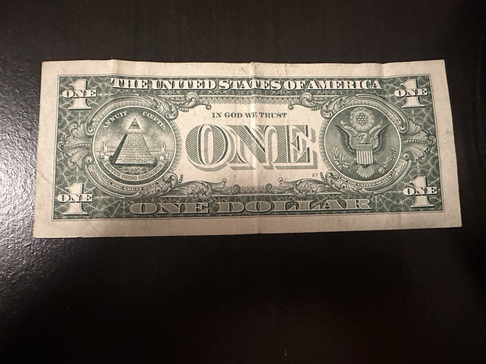 FANCY RARE Serial $1 #F16111611E Binary & Repeater Clean Serial Number Note