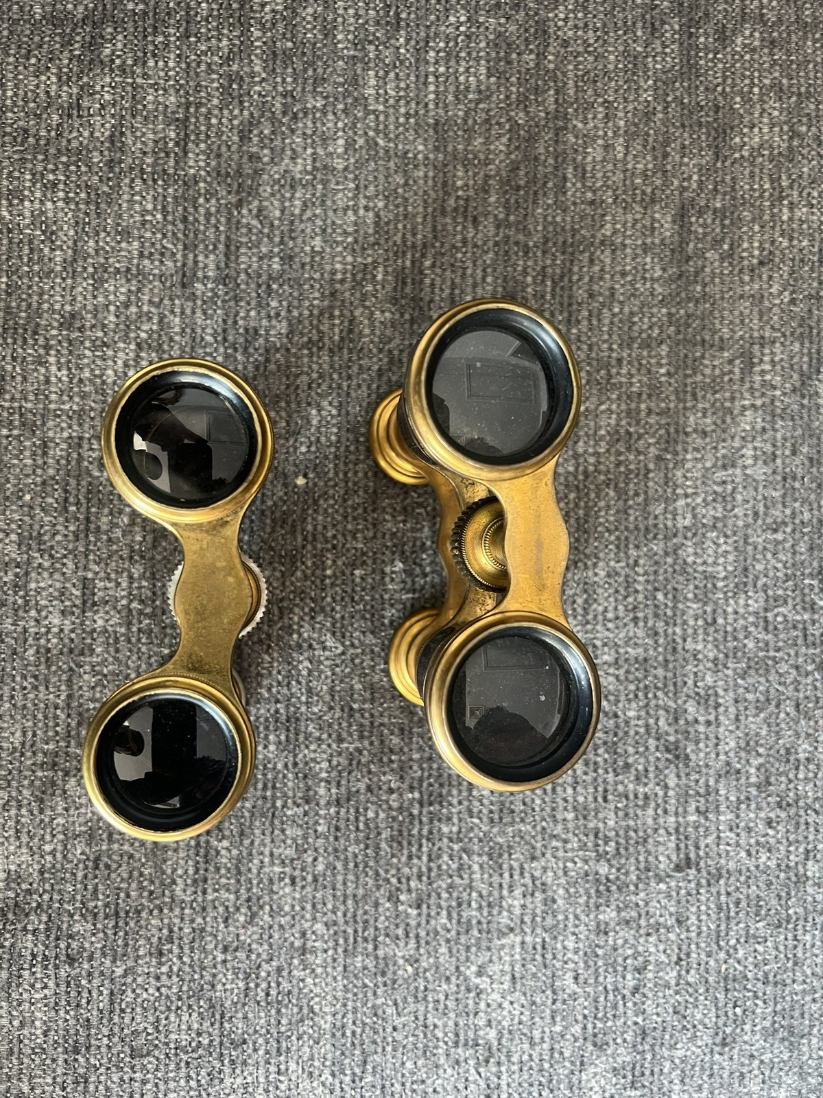 2 Pair Of Antique late 1800 LeMaire Mother of Pearl Opera Binoculars Glasses .