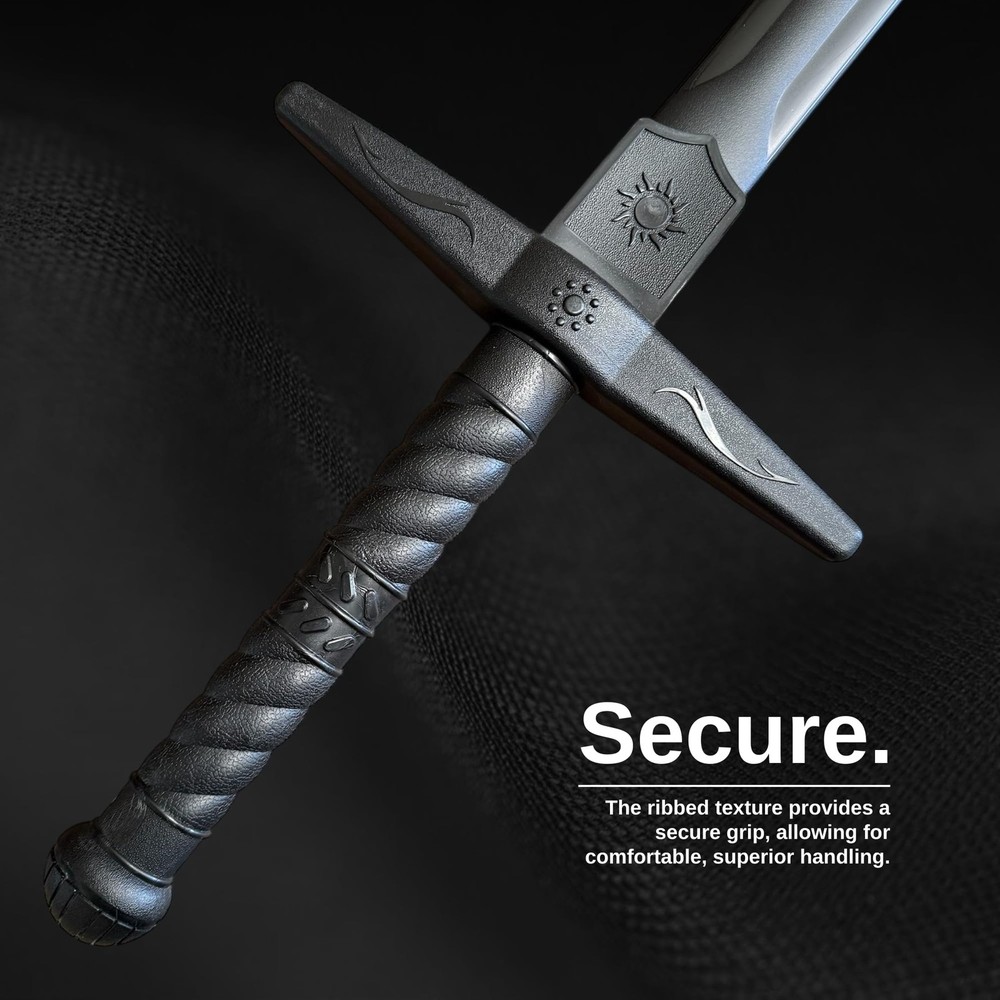Black Polypropylene Two Handed Western Sword (41)