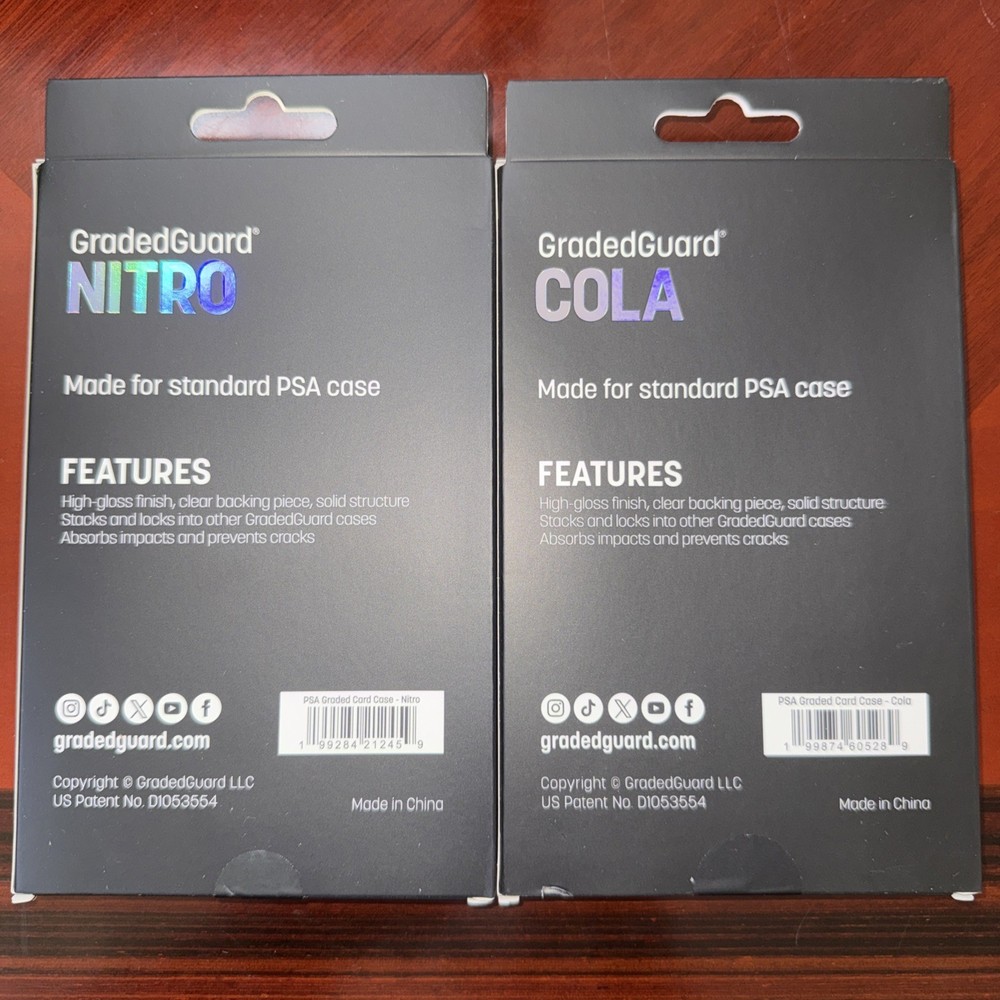 PSA Limited Edition Graded Guard Cafe Bundle Nitro & Cola Set - 2x Graded Guards