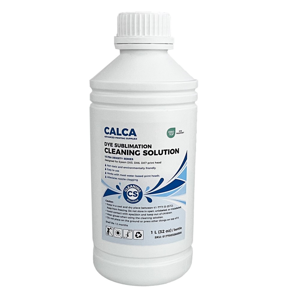CALCA Ultra Density Series Dye Sublimation Cleaning Solution 32 oz, 1L
