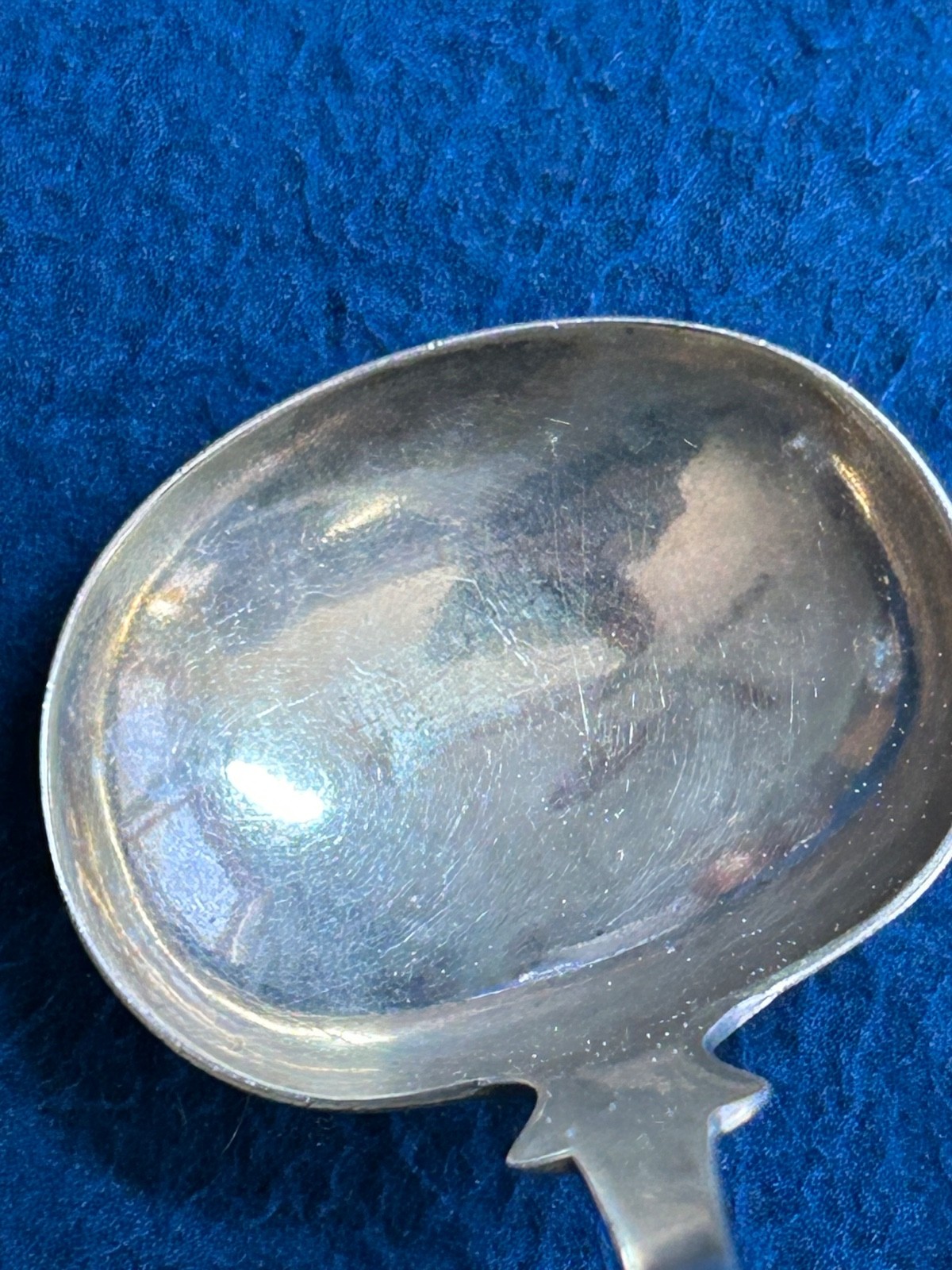 Antique Coin Silver Sauce Spoon Marked S&H. Approx 6” 23.3 Grams Monogrammed