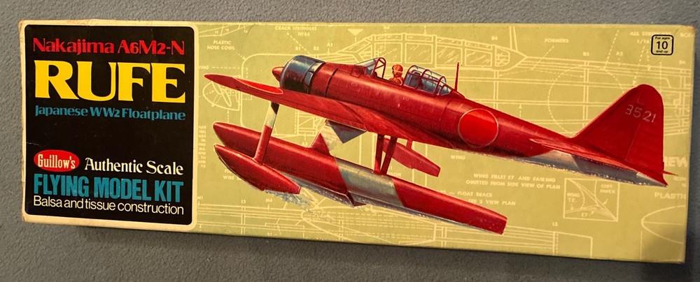 Guillow's Nakajima A6M2N “Rufe” Floatplane. #507.