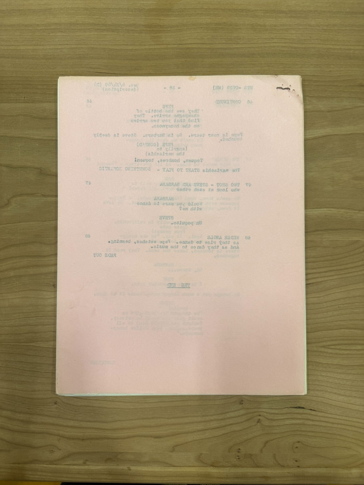 My Three Sons Original TV Show Script "Mexican Honeymoon"