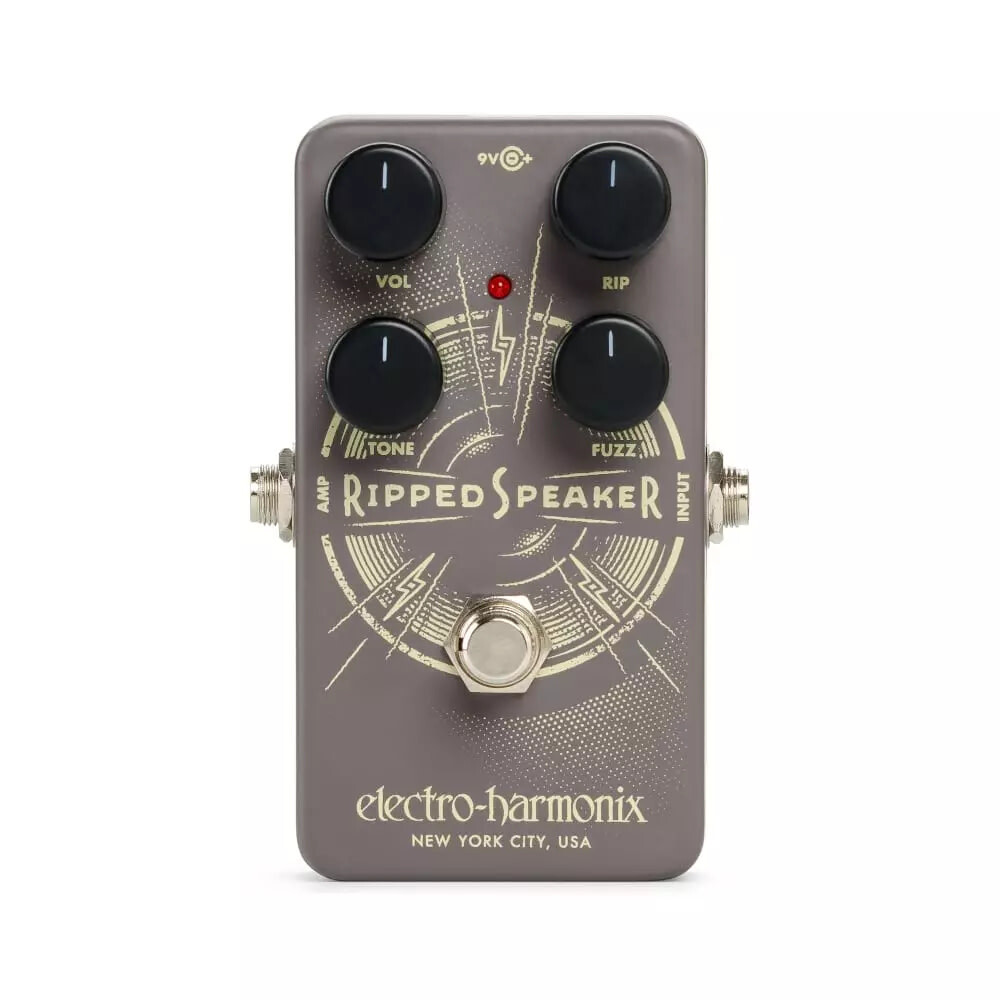 Electro-Harmonix Ripped Speaker Fuzz Distortion Effects Pedal
