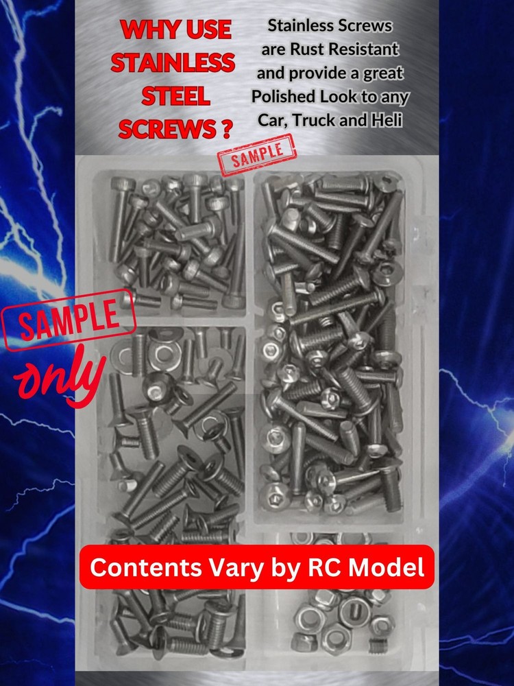 RCScrewZ Stainless Screw Kit alg032 for Align 150 DFC | SET