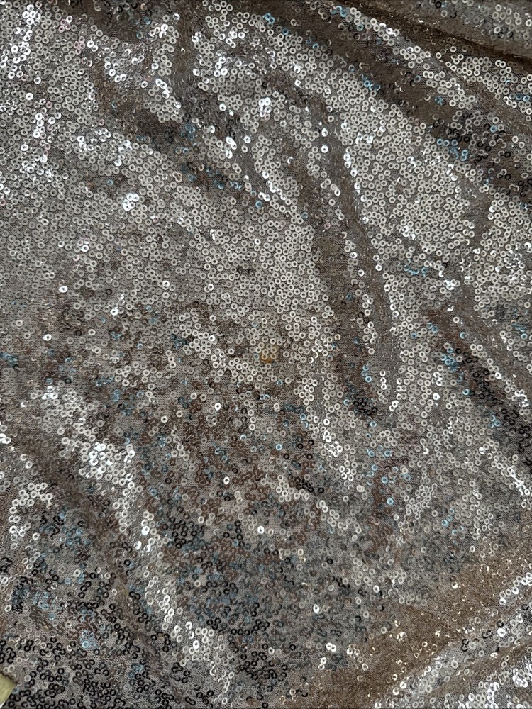 Primark Tablecloth Gold Sequin Lightweight Chiffon Rectangular 130cm x 208cm