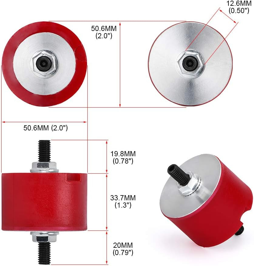 Engine Motor + Transmission Mounts Kit Bushing For BMW E30 E36 E46 E85 S50 Poly