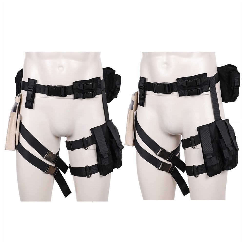Leon Scott Kennedy Gun Holster Belt Set Halloween Cosplay Belt Leg Holster