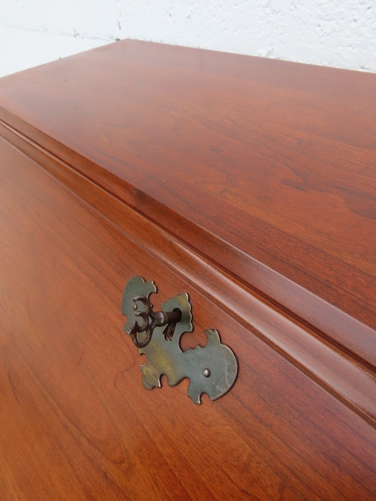 Maddox 1940s Solid Cherry Large Secretary Desk 6393