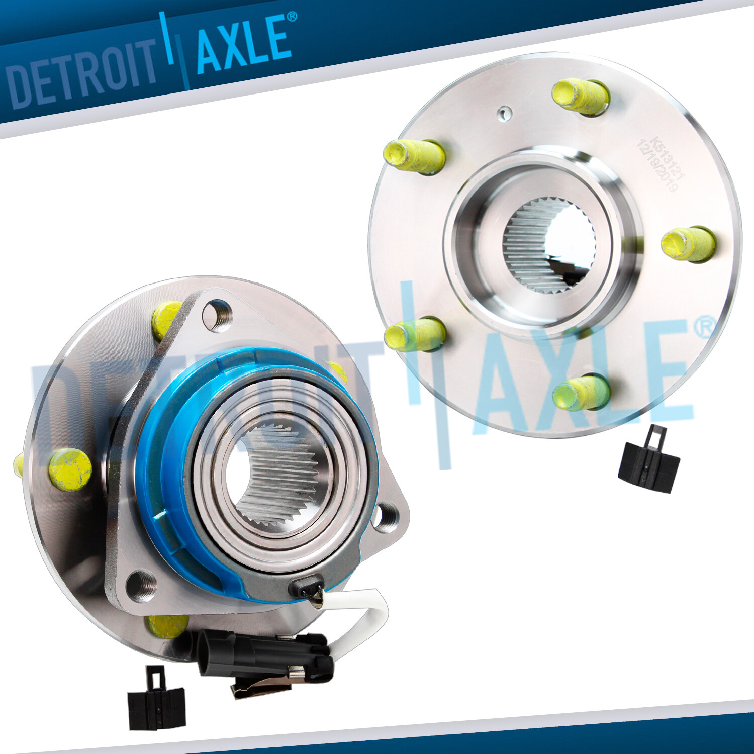 Pair Front or Rear Wheel Bearing Hubs Assembly Set for Impala LeSabre Grand Prix