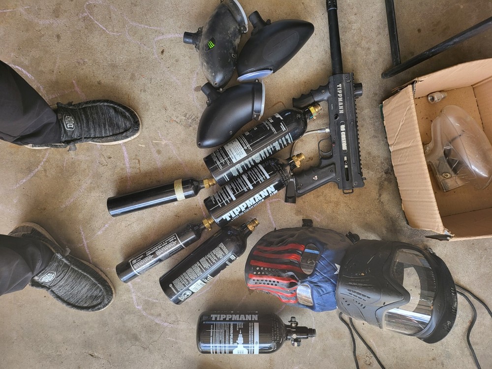 Hey Paintball Equipment  Only Used 2 Time