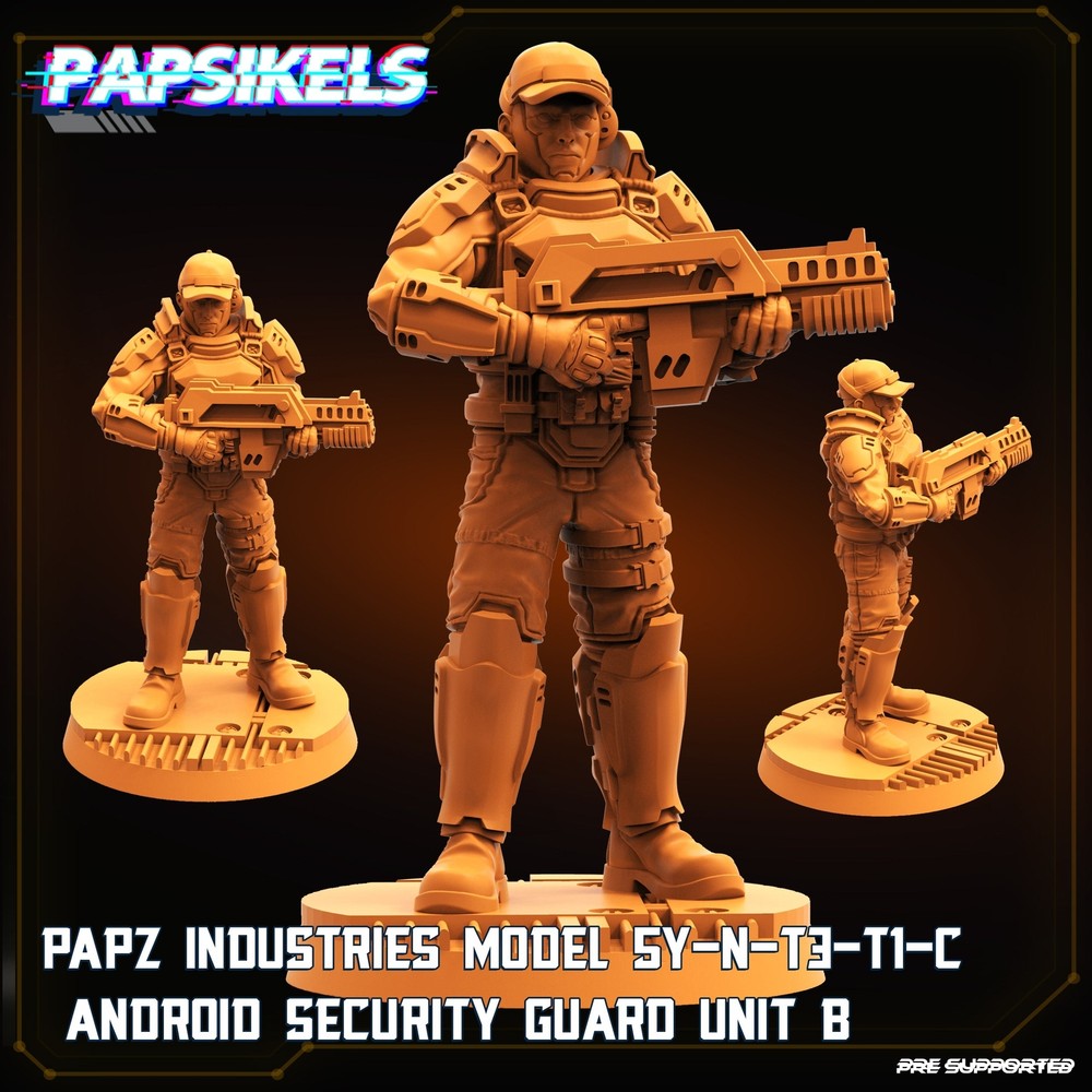 SY-N-T3-T1-C Android Security Guard Unit B | Sci-Fi Specials | Sci-Fi Miniature