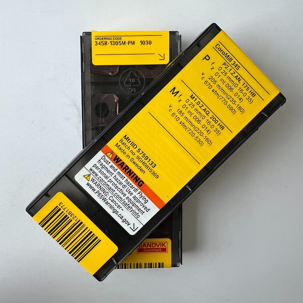 10Pcs/BOX Sandvik 345R-1305M-PM 1030