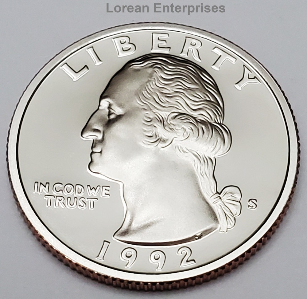 1992 S Washington Quarter  CLAD ✼PROOF✼