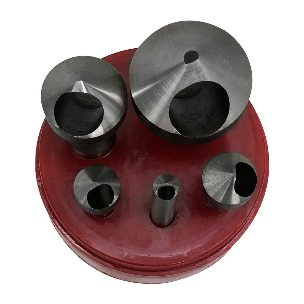 5 Pieces 90 Degrees #0-4 Straight Shank HSS Zero Flute Countersinks Deburring