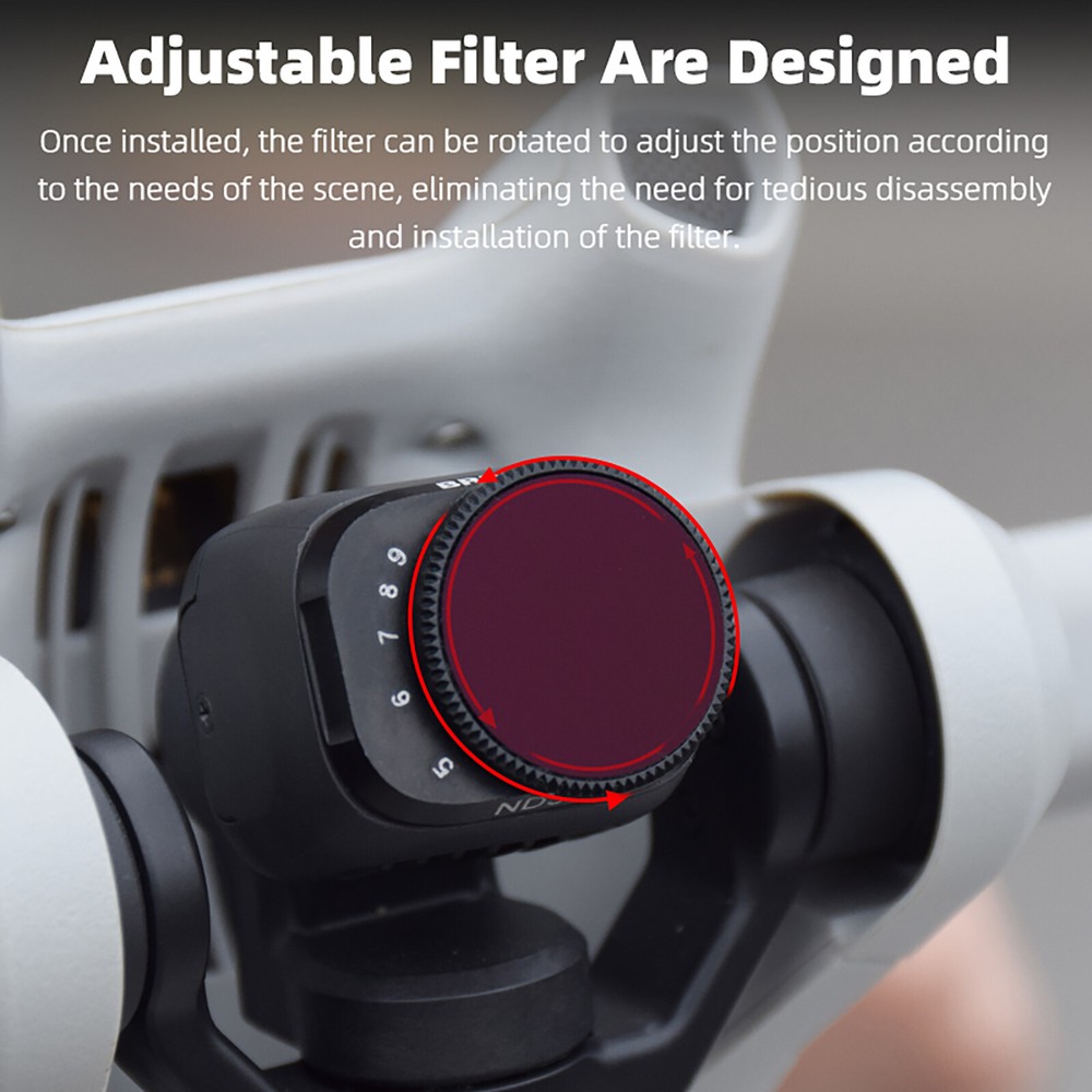 Variable ND Filter Set Drones Lens Accessory Frame Drones for Mini 3 Pro Mini 3