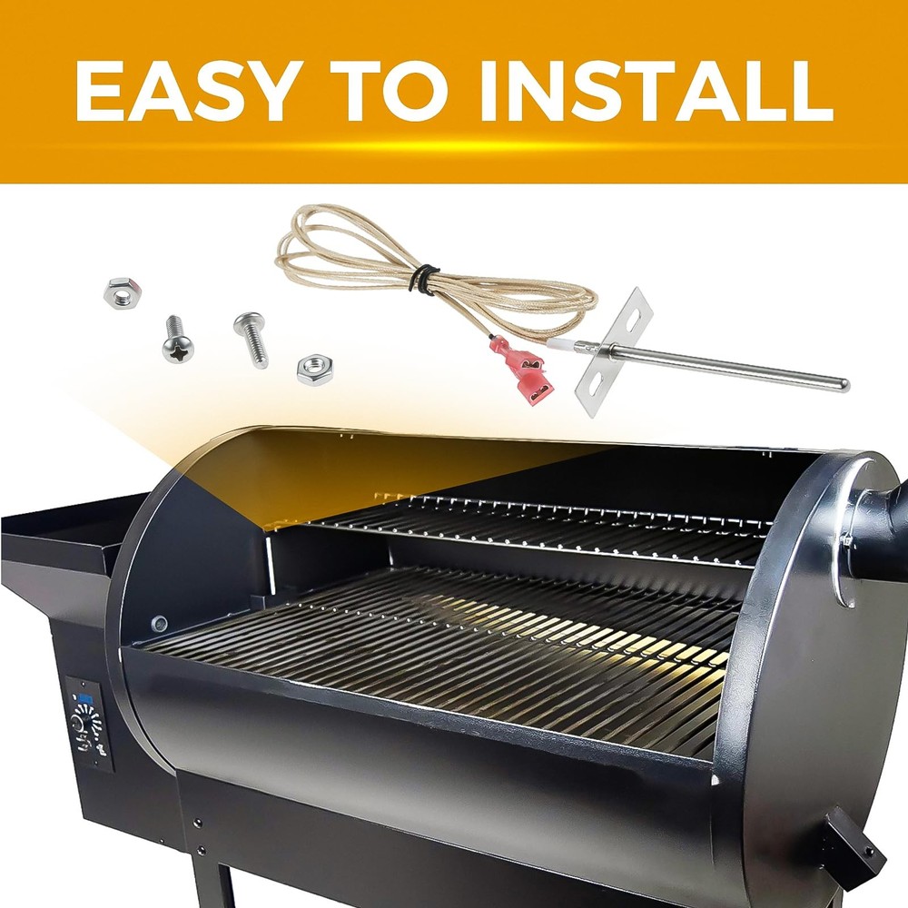 MOOTVGOO 4" Temperature Probe, Small Temp Sensor Probe RTD