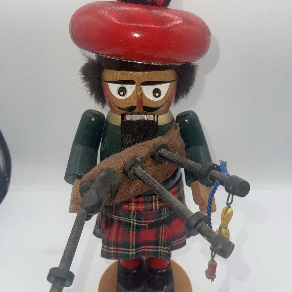 Steinbach Scottish Bagpiper 13” Nutcracker - Made in Germany No Box