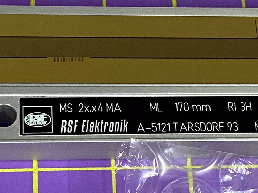 RSF Elektronik MS 20.74-2M LINEAR ENCODER HEAD & MS 2x,x4 MA ML 170mm scale