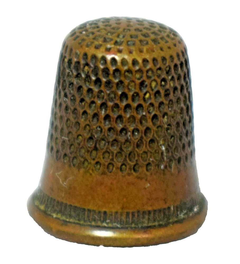 Vintage Childrens Copper Thimble