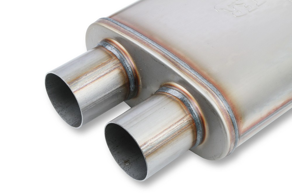 Flowmonster 11386-FM 409Ss Oval Case Absorption Muffler
