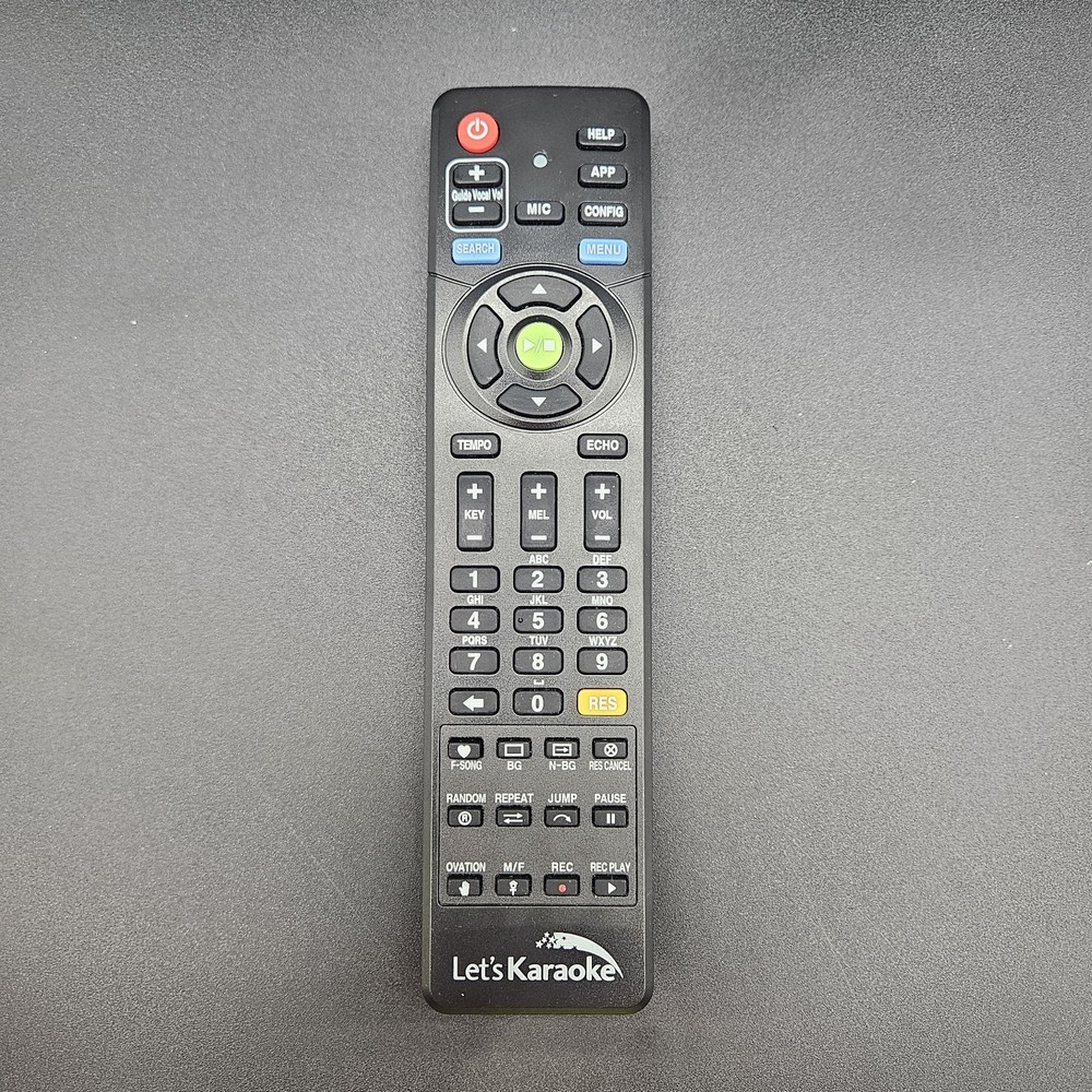 Original OEM Let's Karaoke System Magic Sing Remote Control Tested Working