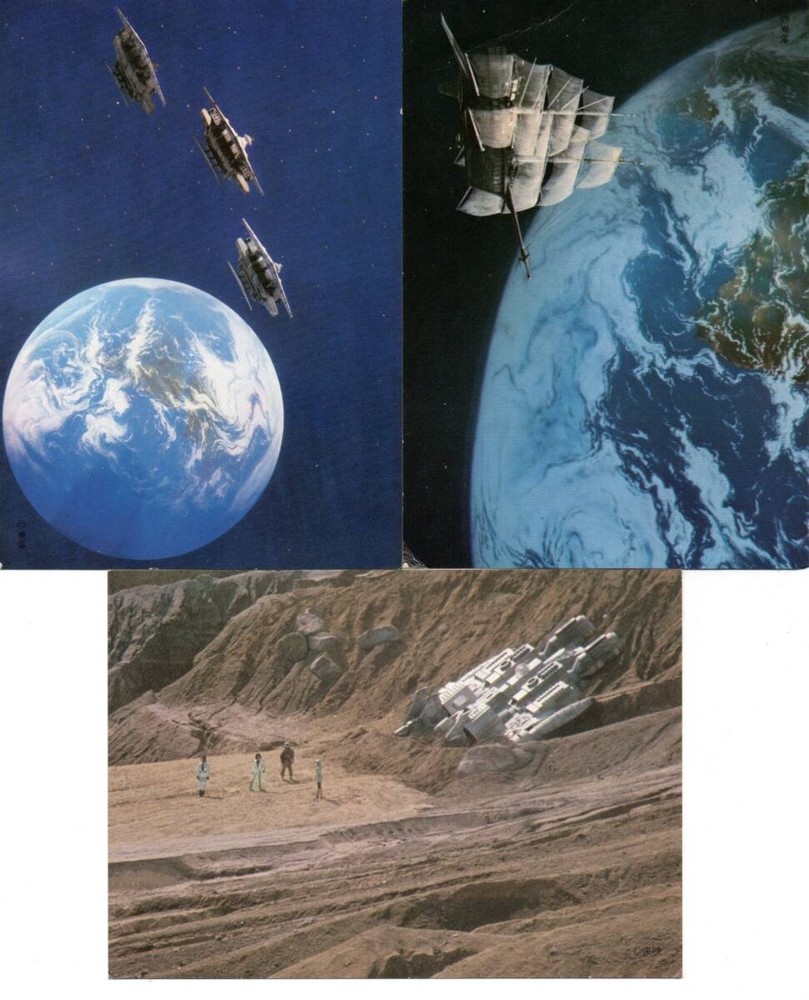 MessSpace 3 postcards set