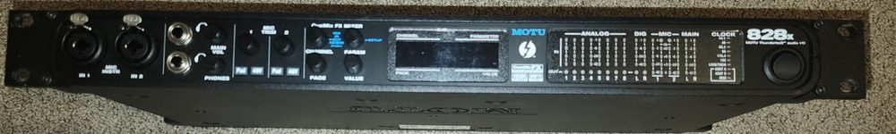 MOTU 828x Thunderbolt/USB2 Audio Interface 828-X Studio Recording U268295