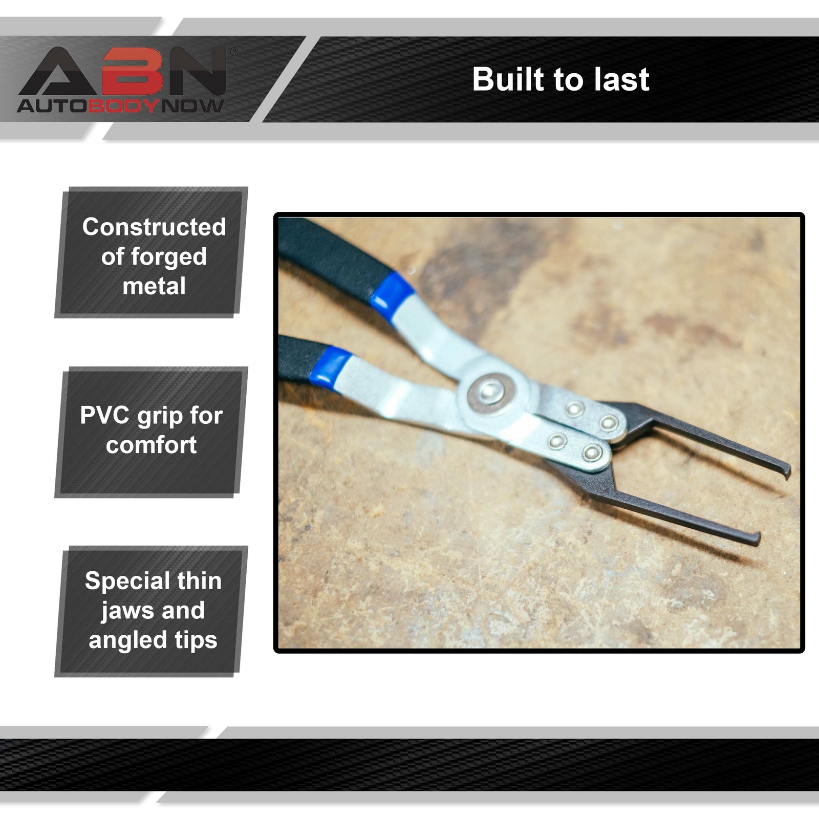 ABN | Relay Puller Pliers – 11.5 Inch Metal Auto Fuse Puller Tool Relay Pliers
