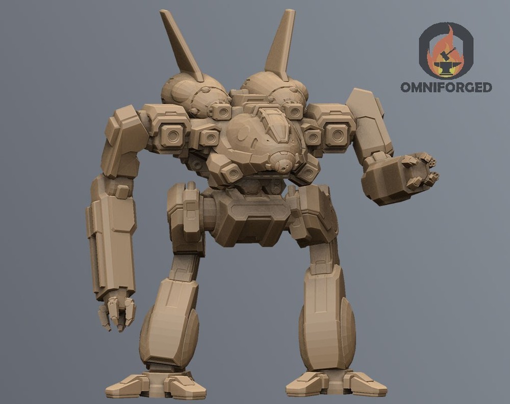 Battletech Miniature Black Python Mini BKP-Prime MechWarrior Mech MWO Mecha