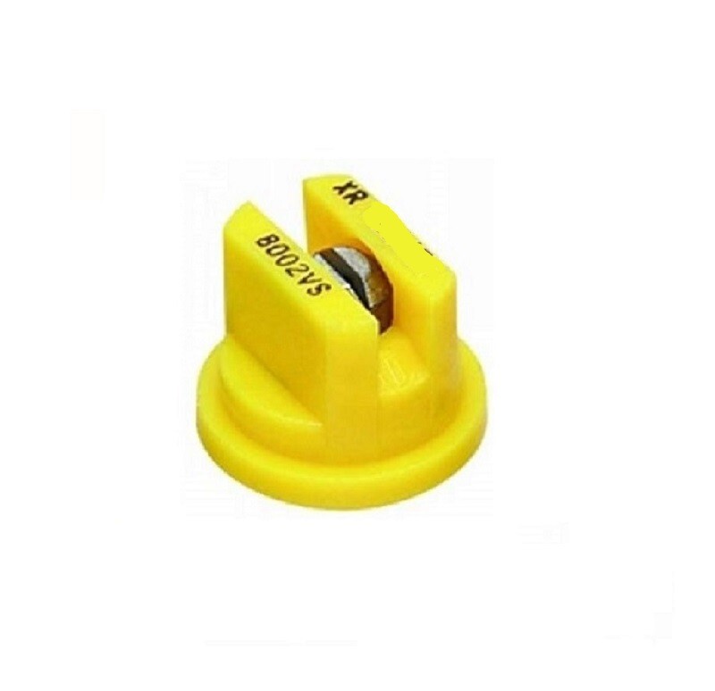 Pack of 25 - TeeJet Extended Range Flat Spray Tips Yellow 80° Poly w/SS Insert