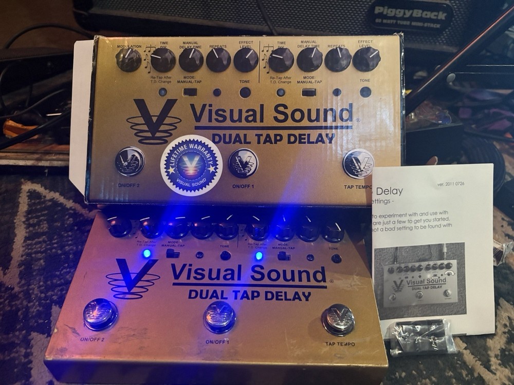 Visual Sound Dual Tap Delay Effects Pedal