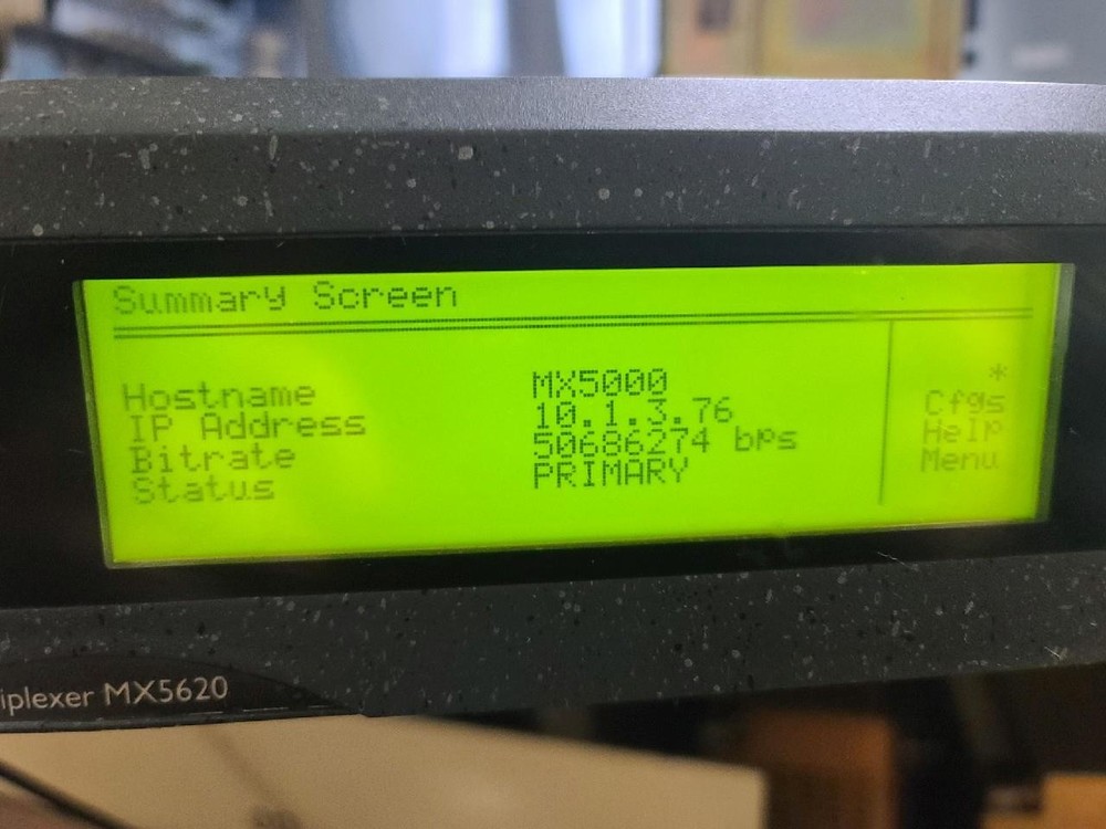 Tandberg MX5620 Evolution 5000 Multiplexer - Master, 4-ASI & CA Cards
