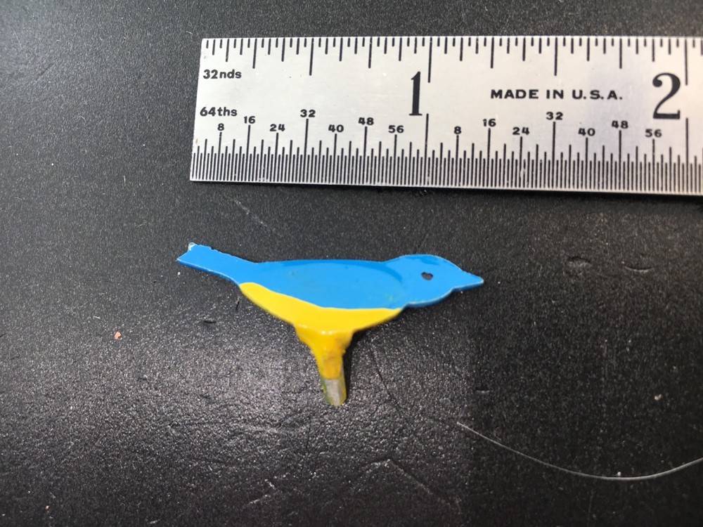 Lux Clock Blue Bird Right Facing