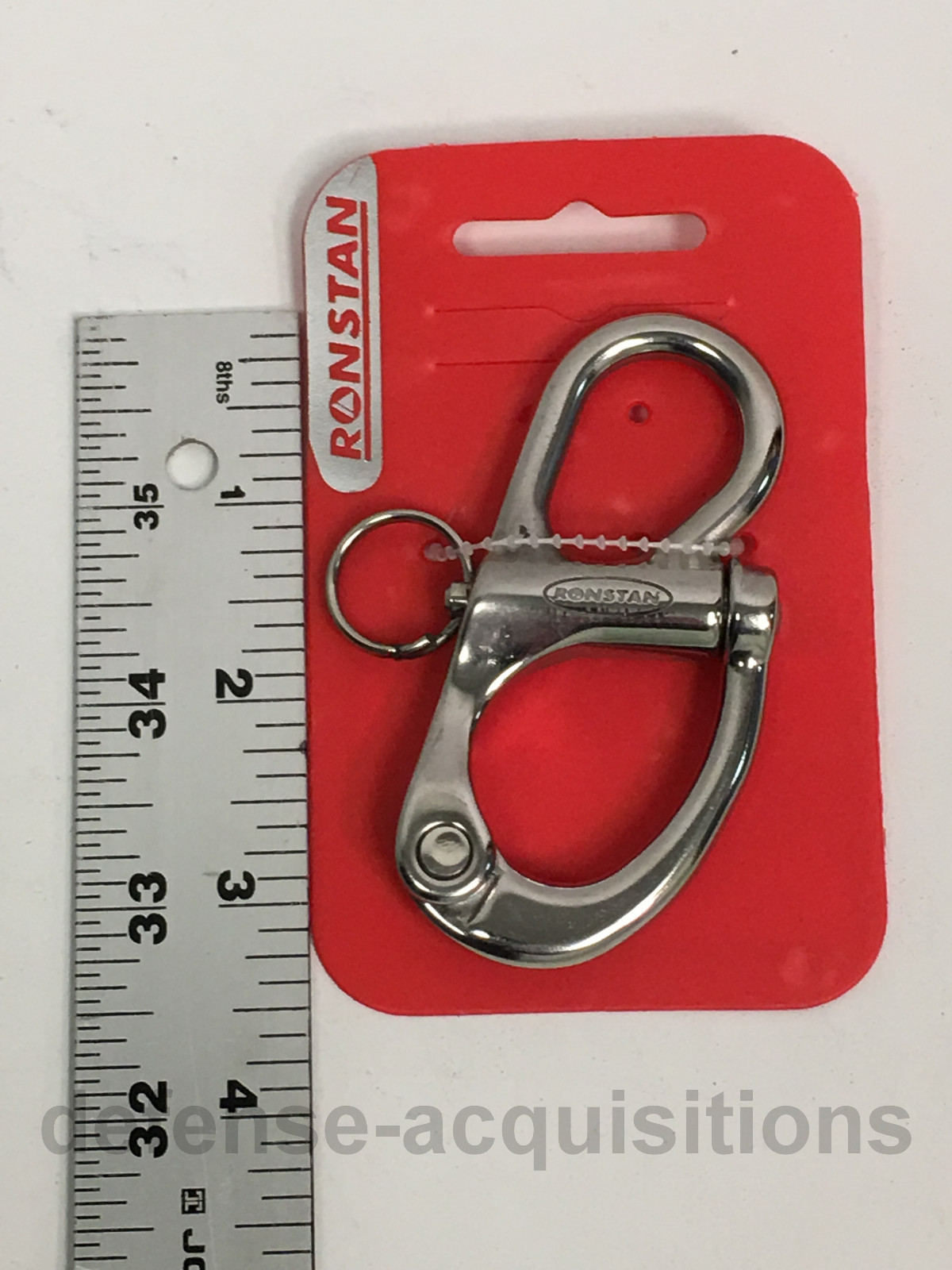 Ronstan Snap Shackle - Fixed Bail - 85mm(3-11/32") Length RF6200 Stainless Steel