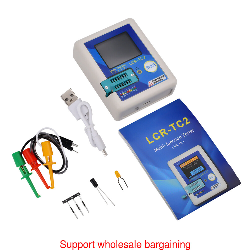 LCR-TC2 / LCR-TC3 High-precision Transistor Tester Diode Capacitance Test Meter