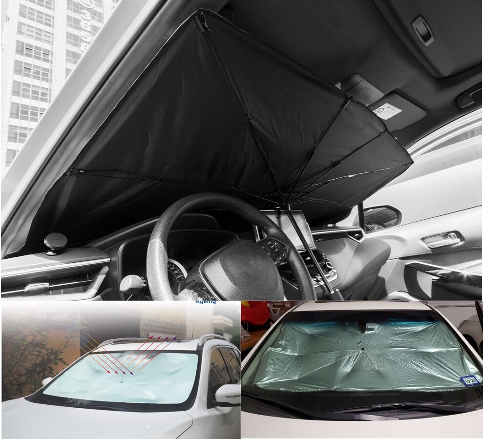 Foldable Car Windshield Sunshade Front Window Cover Visor Sun Shade Umbrella 1pc