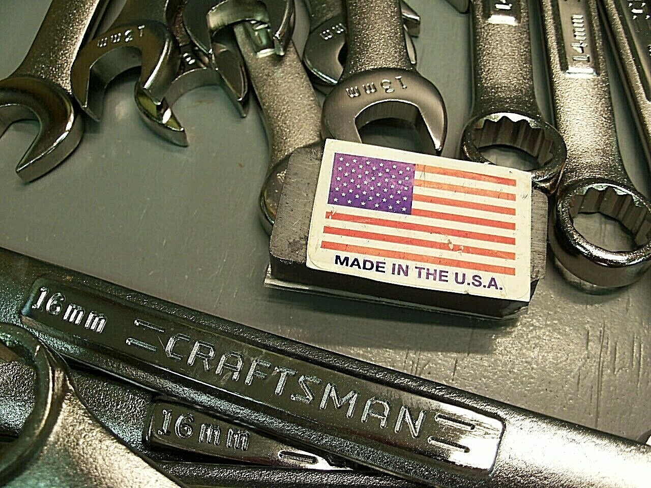 1 Craftsman Metric Combination 12 pt Wrench USA 8mm - 17mm Series VA NOS U-PICK