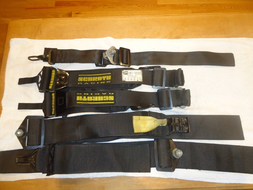 SCHROTH RACING SEAT BELTS BLACK #2