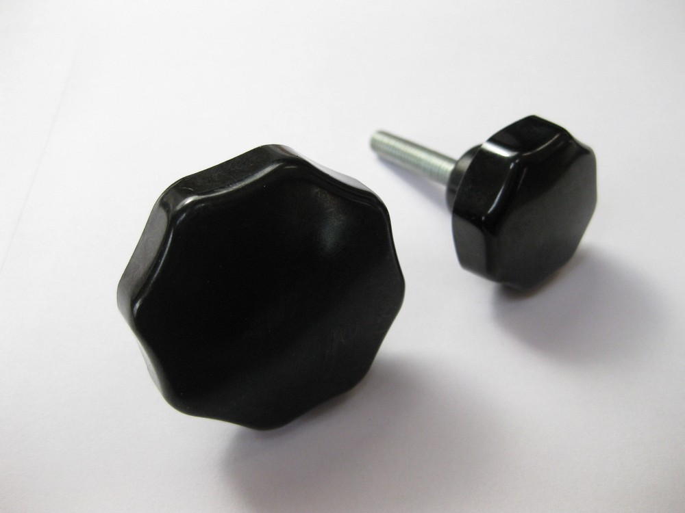 2X Lobe Knobs M6x30mm wing nut thumb screw bolt camera electronics lighting