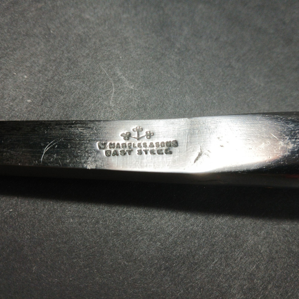 Antique Very Rare W. MARPLES & SONS 1/4" Socket Mortice Chisel
