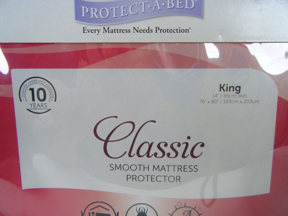 Protect-a-Bed Classic Waterproof Mattress Protector -KING SIZE